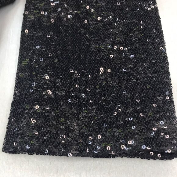 Cinq à Sept Shimmering Black Sequin Blazer - Picture 7 of 10